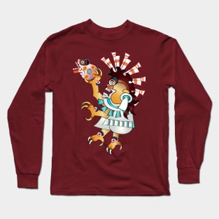 Aztec Sacrifice to the Gods Long Sleeve T-Shirt